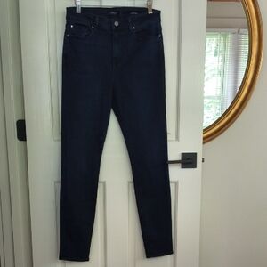 Fidelity Women's Dark Blue Gwen High Rise Skinny Jeans, Size 31